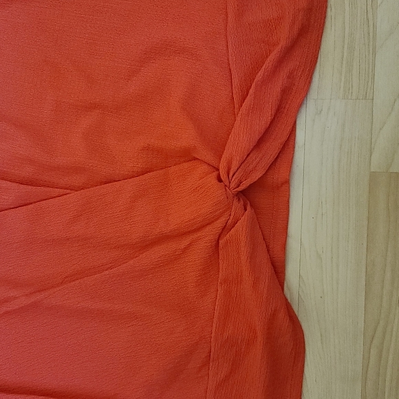 Michael Kors Cold Shoulder Long Sleeves Sangria Top Size 3XL - Picture 7 of 9